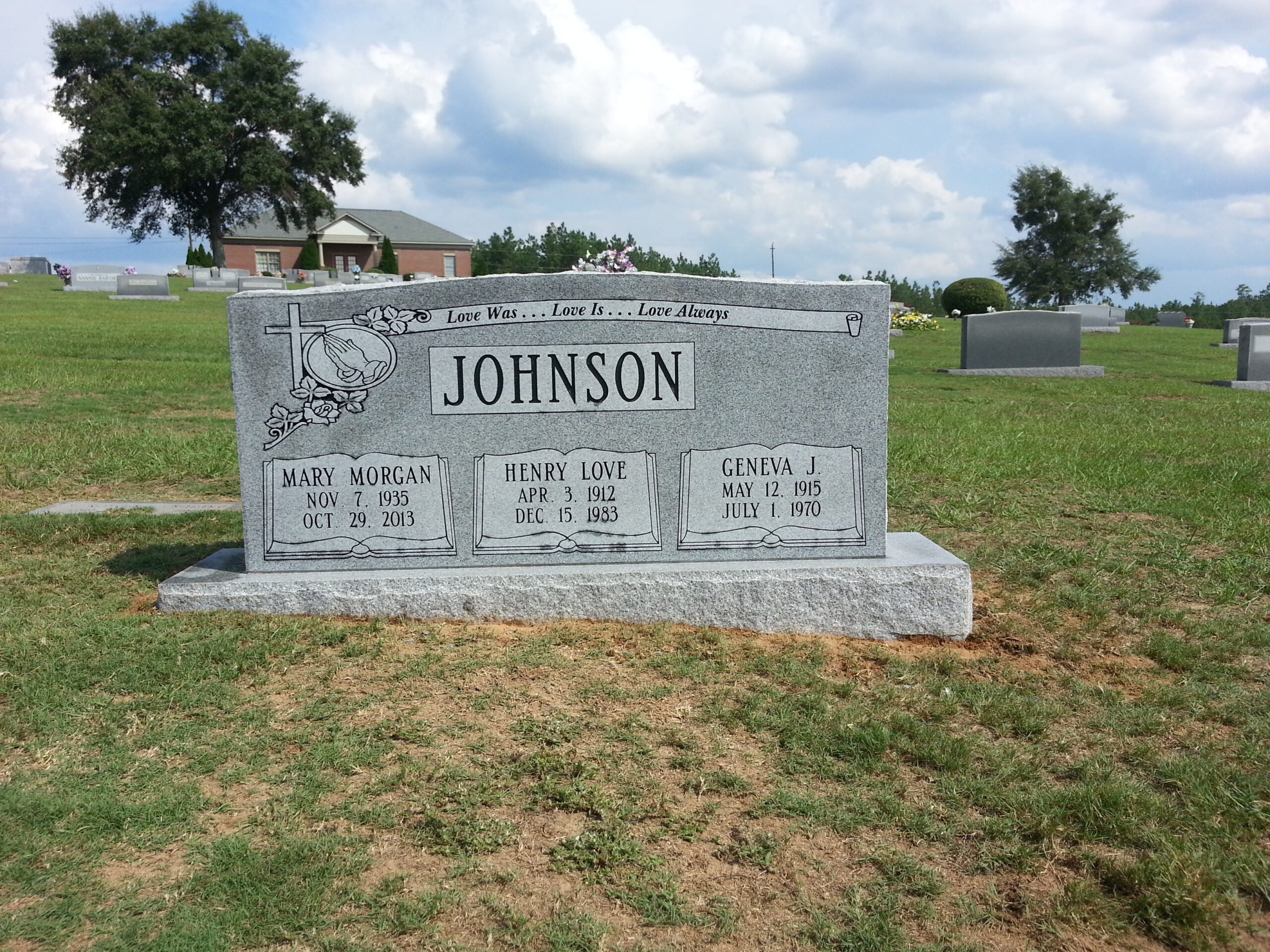 grey granite companion monument