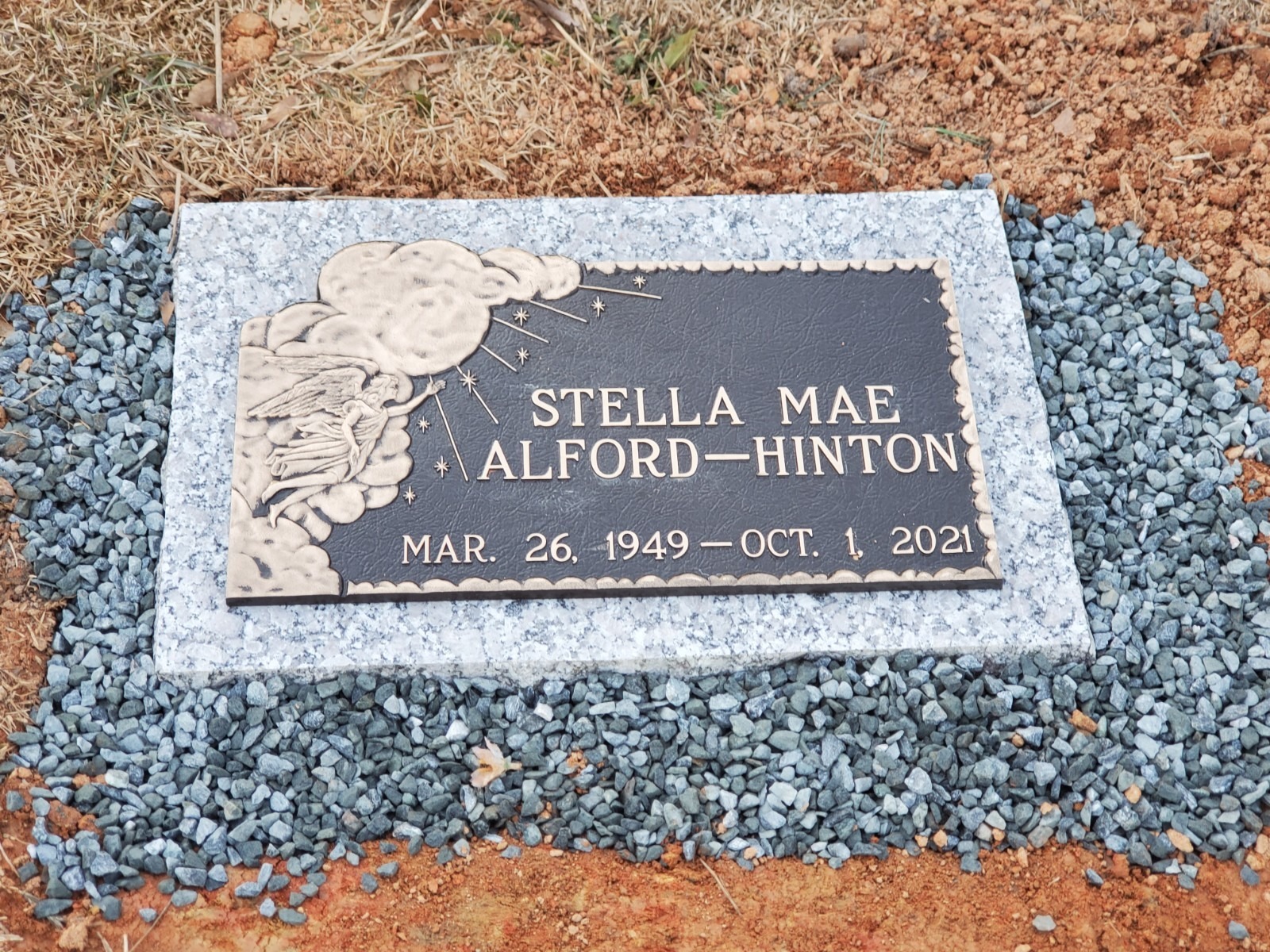 20220218_180051 bronze memorial with angel engraving