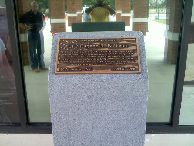 Sullivan Memorial bronze military monument